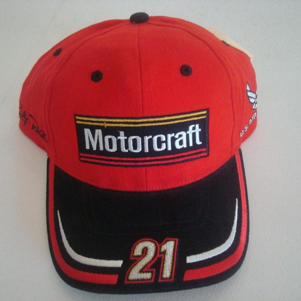 MOTORCRAFT NASCAR RUDD HAT CAP VINTAGE 00S Y2K D2
